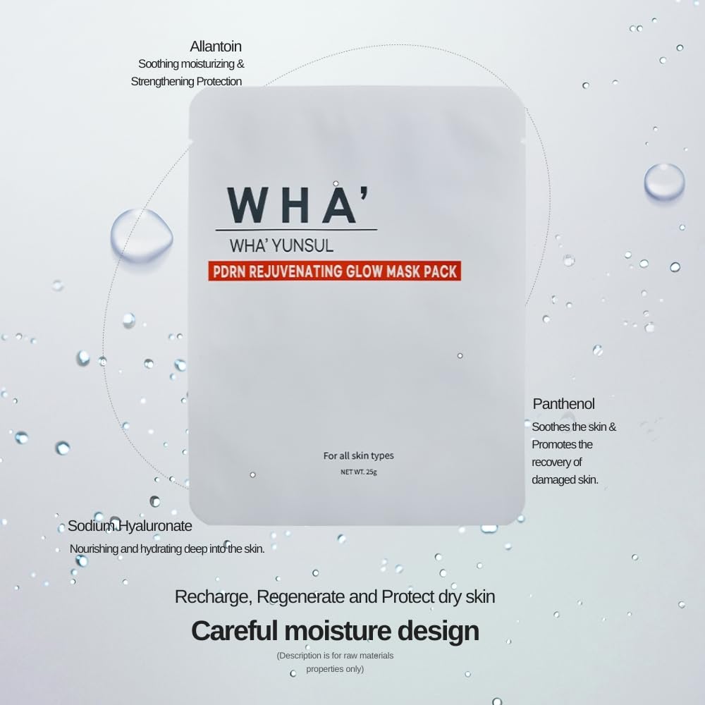 How to use WHA' YUNSUL PDRN Rejuvenating Glow Mask Pack step by step