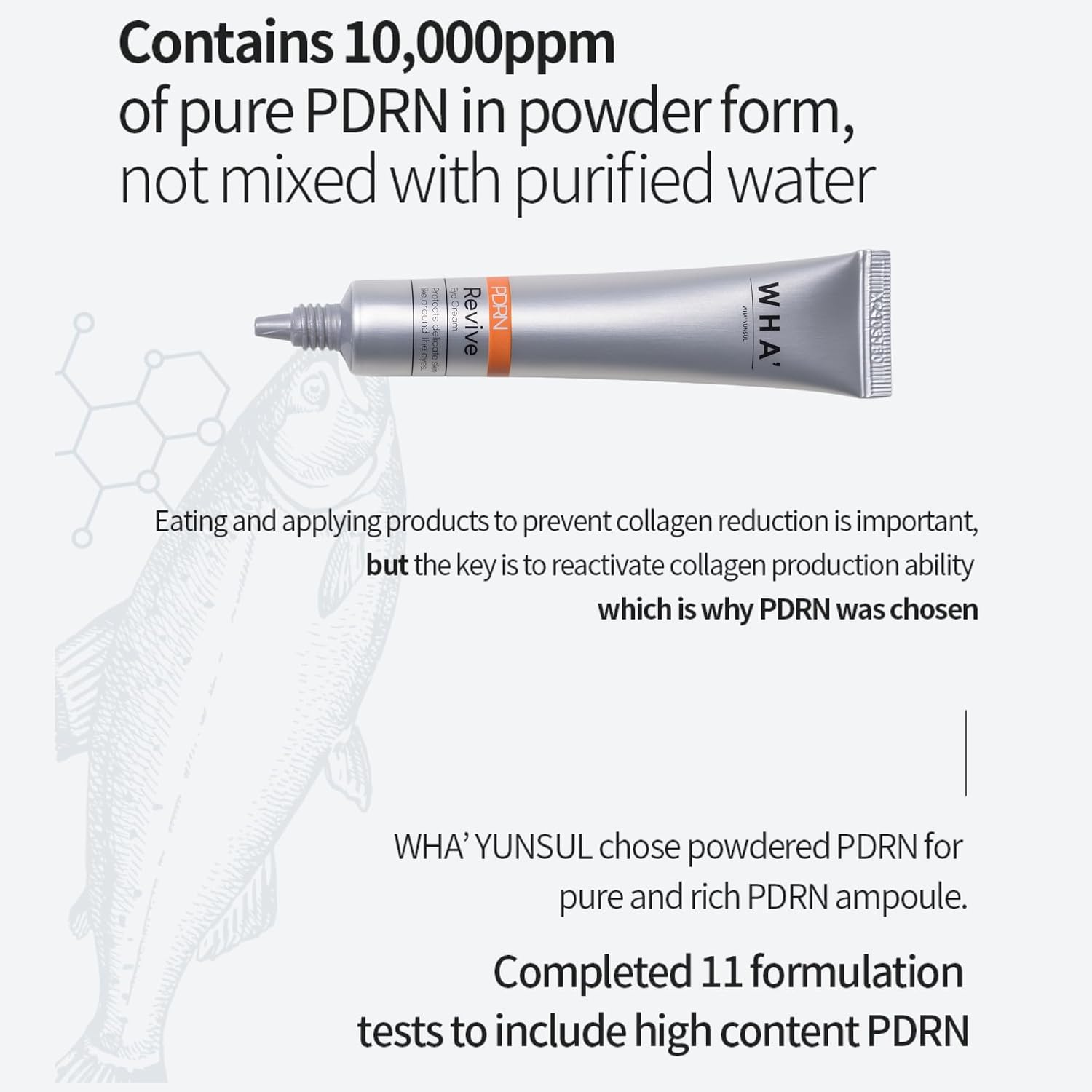 How to use WHA' YUNSUL PDRN Revive Eye Cream around the eye area