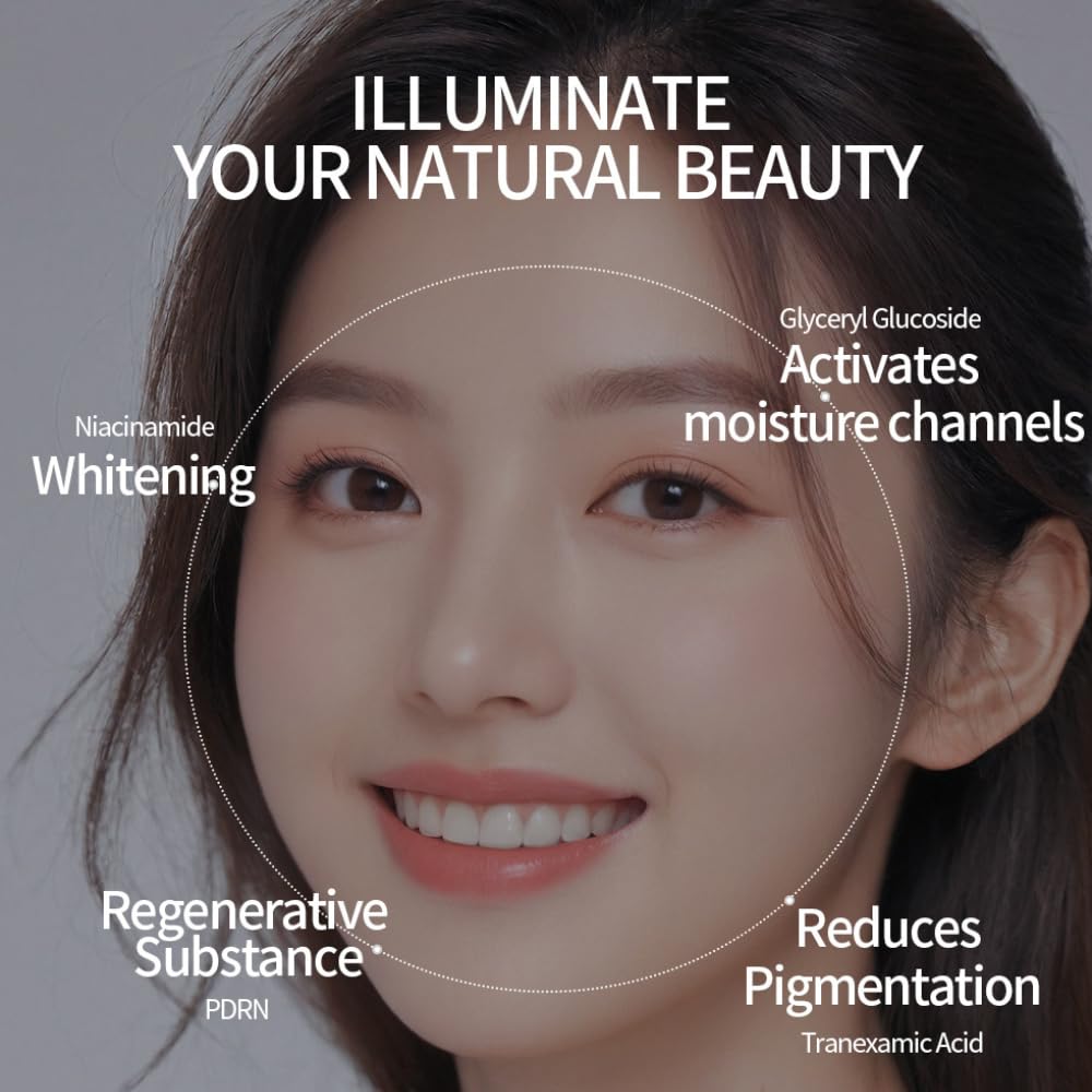 WHA' YUNSUL PDRN Revive Illuminate Ampoule key ingredients and skin benefits