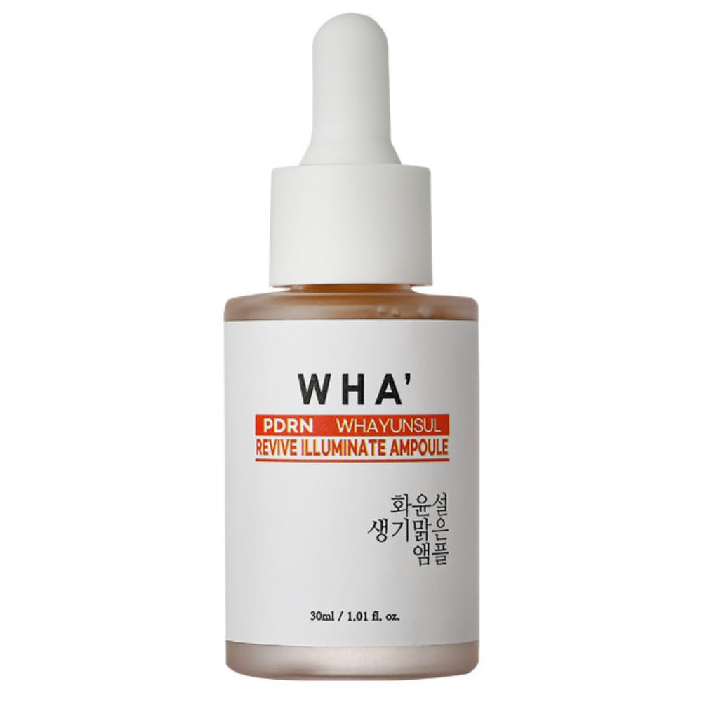 WHA' YUNSUL PDRN Revive Illuminate Ampoule 30ml - Korean PDRN brightening face ampoule