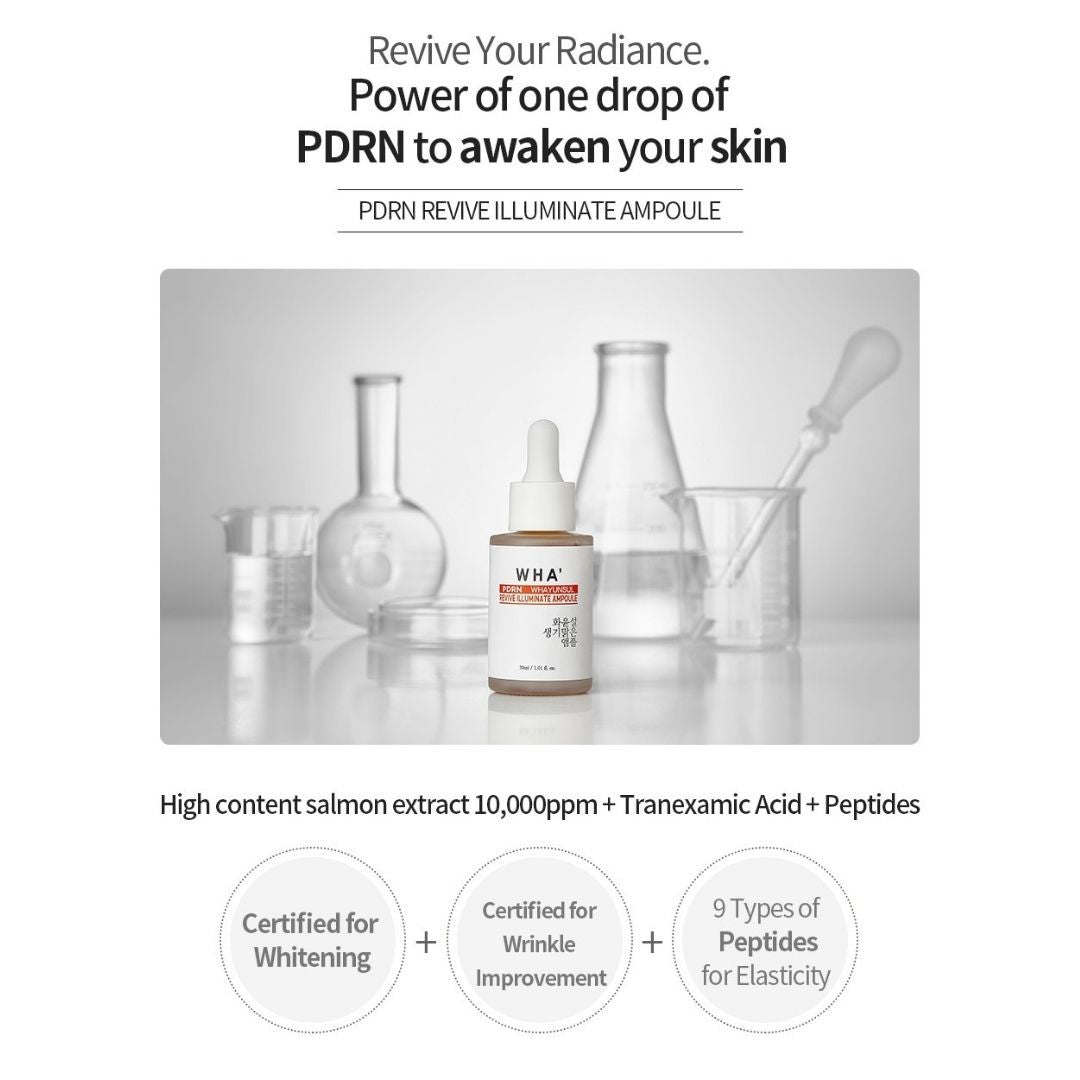 WHA' YUNSUL Pepsolution Hydra Ampoule delivers deep peptide hydration