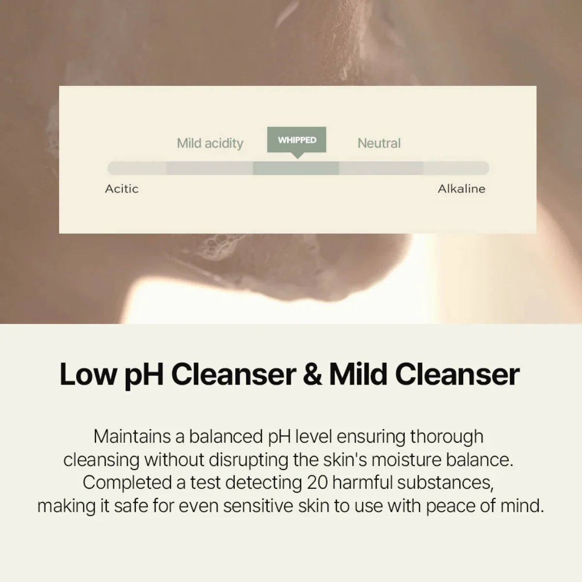 WHIPPED Jojovender Vegan Pack Cleanser calms and softens the skin
