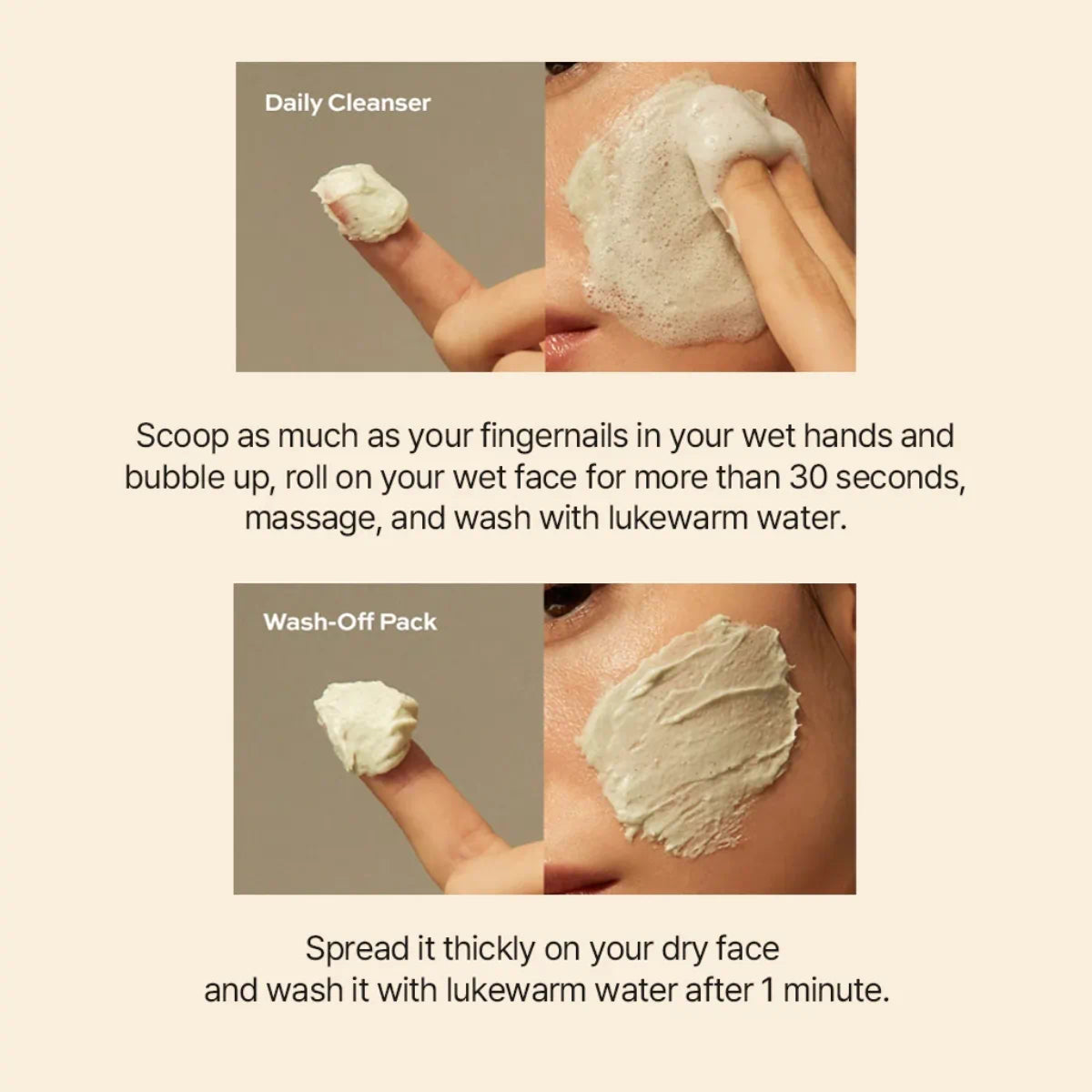 How to use WHIPPED Jojovender Vegan Pack Cleanser step by step