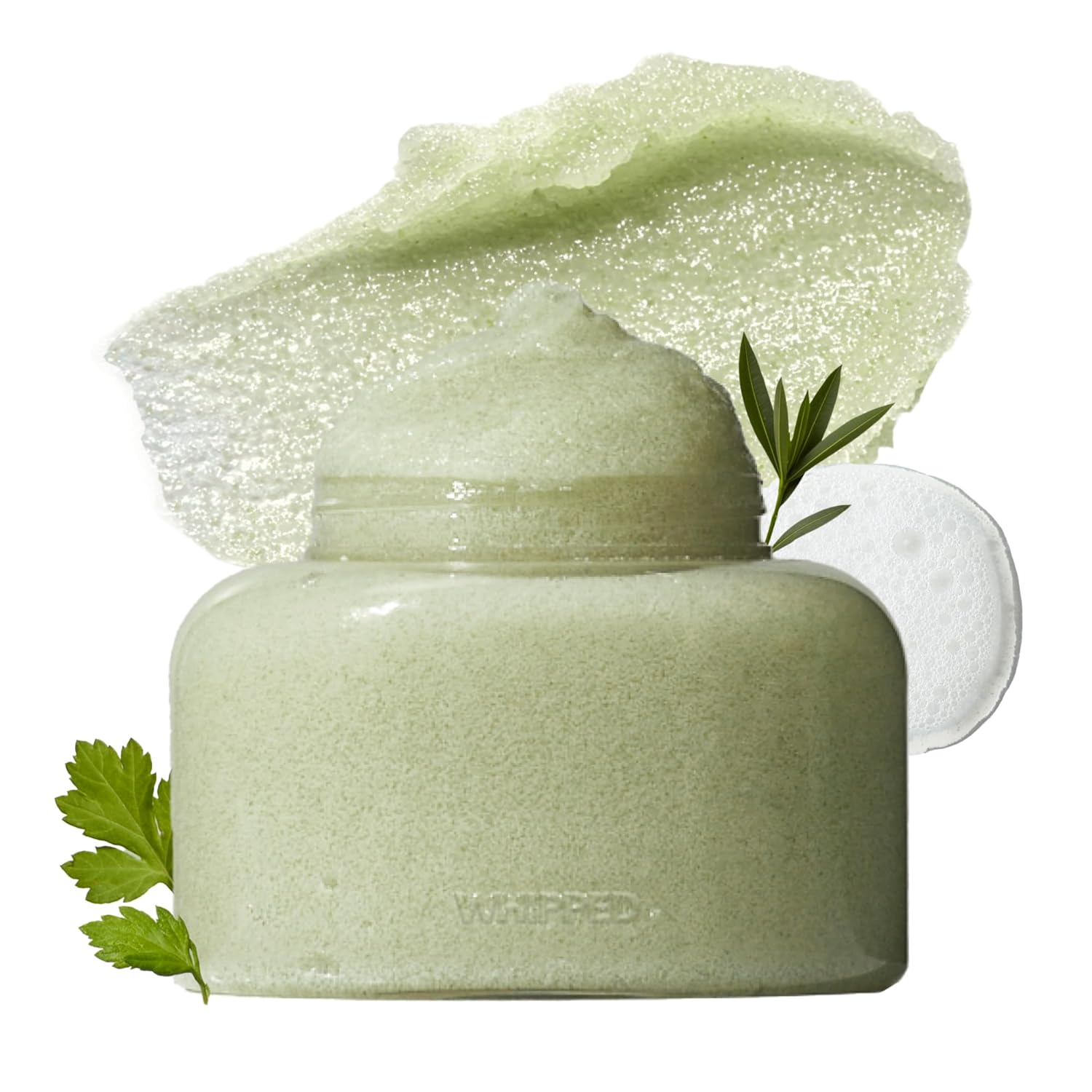 WHIPPED Mugtree Vegan Pack Scrub - mugwort and tea tree vegan face scrub